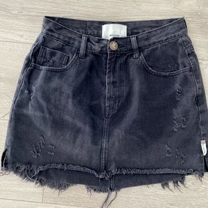 One teaspoon denim skirt